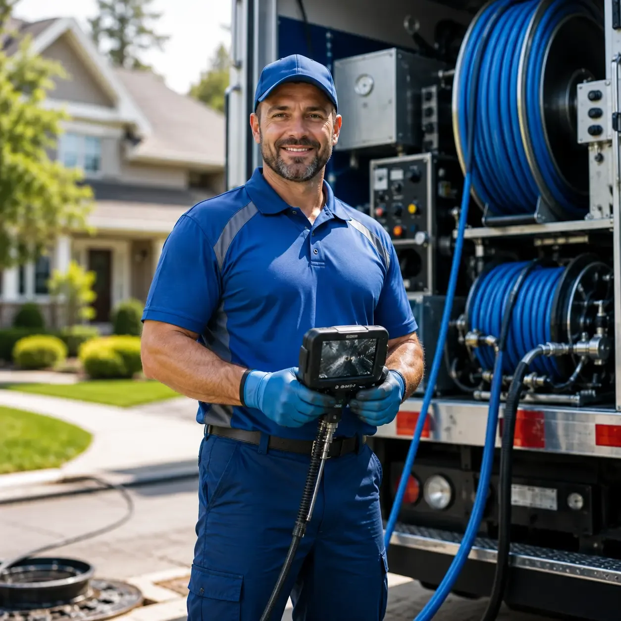 Local outdoor drain cleaning specialists in Edenville, MI